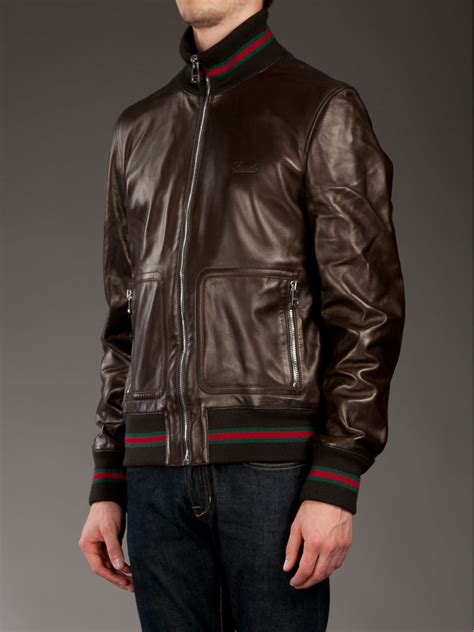 gucci leather jacket sale